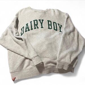 Dairy Boy x Revolve Varsity crewneck